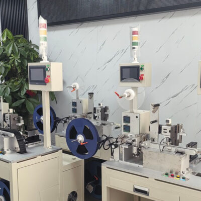 Fully automatic testing, marking and taping machine