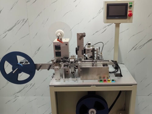 Fully automatic testing, marking and taping machine Fully automatic testing, marking and taping machine