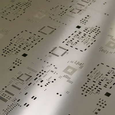 Stencil laser custter