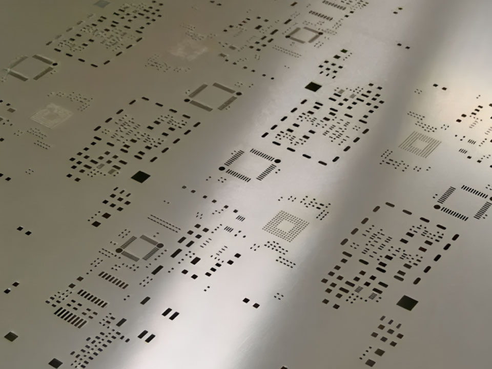 Stencil laser custter