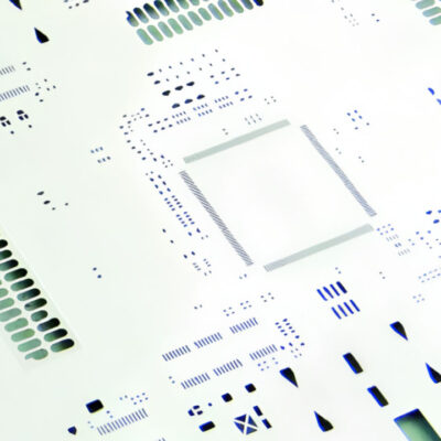 Stencil laser custter