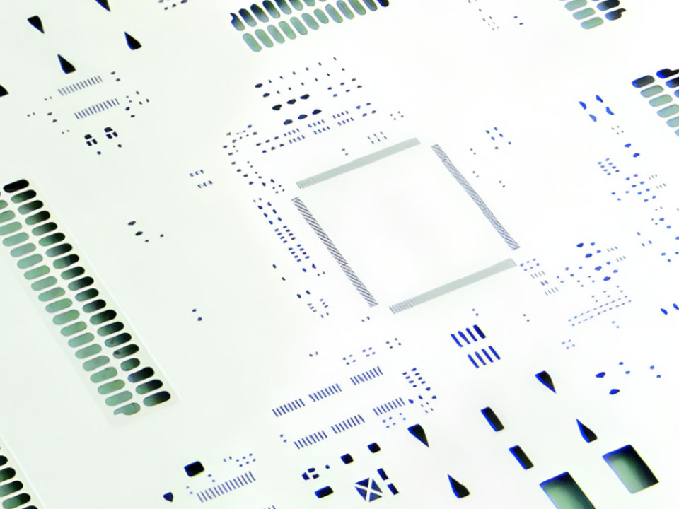 Stencil laser custter